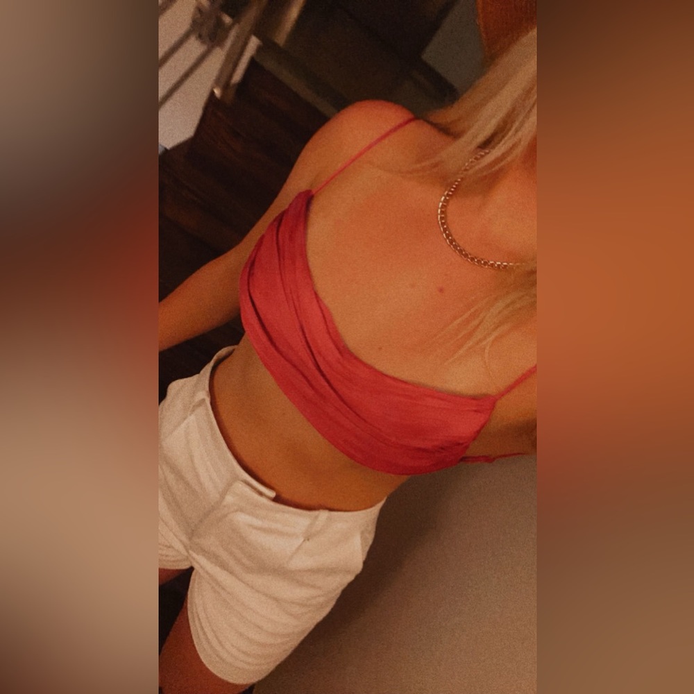 Red Zara Going Out Top